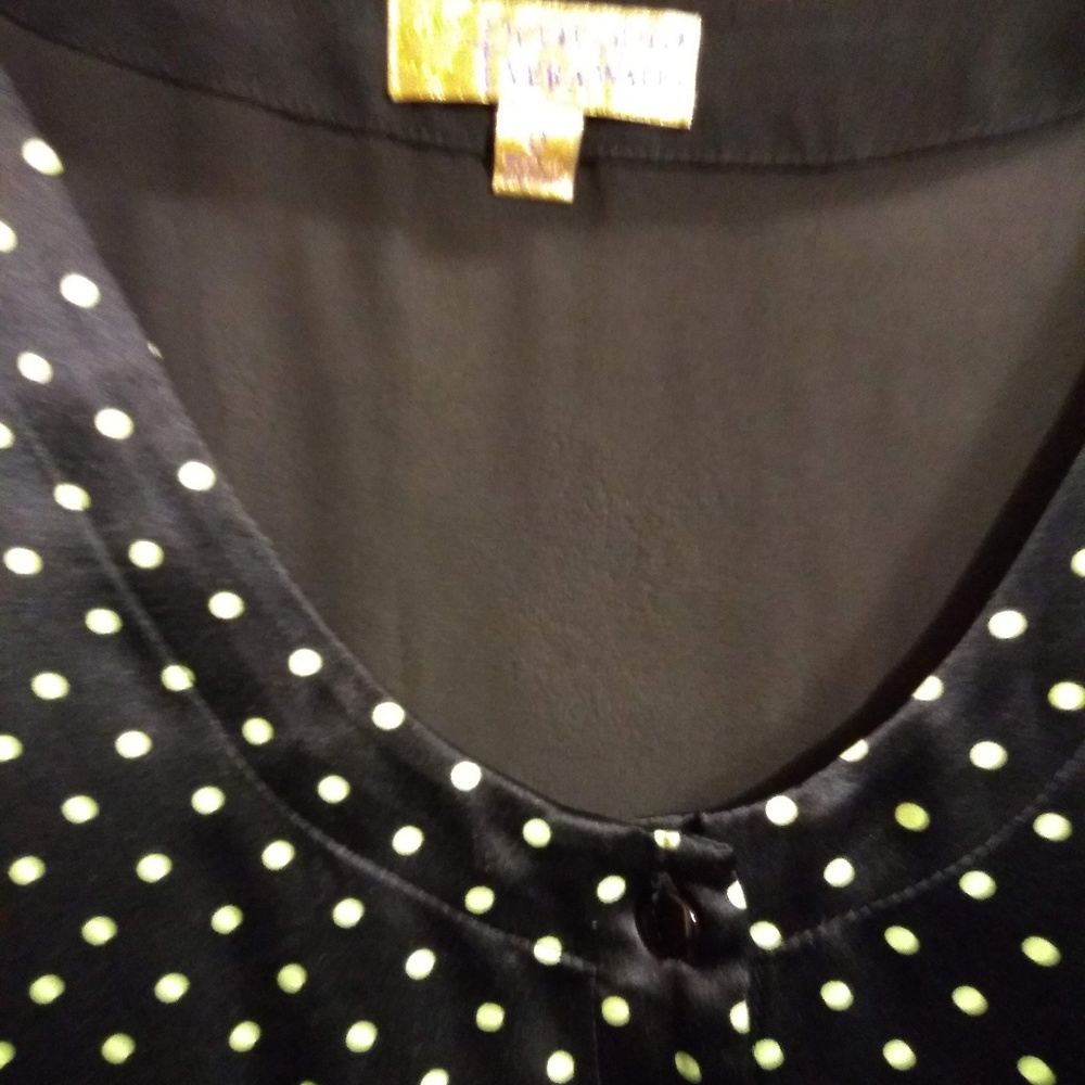 Juniors' Princess Vera Wang Neon Polka-Dot Dress